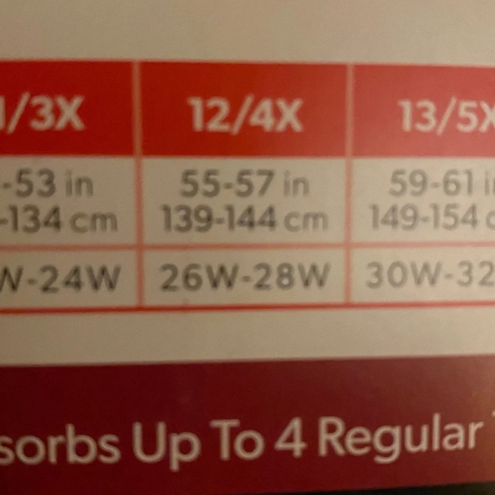 Hanes Just My Size Black Tan Period Underwear Panties Sz 12 4X Super Briefs 2 pc - Picture 5 of 5